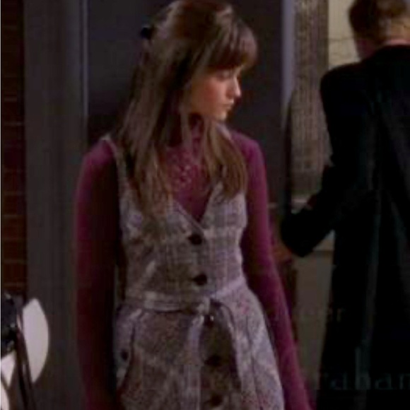 Maple Anthropologie plaid wool dress ASO Rory Gilmore - Picture 2 of 16